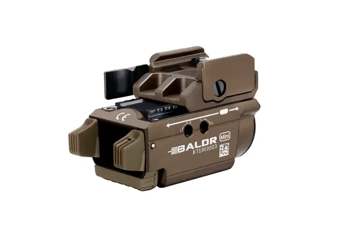 Ліхтар з ЛЦВ Olight Baldr Mini Green Laser Desert Tan Фото 2
